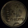 10 CENTAI (центов) 1925 года